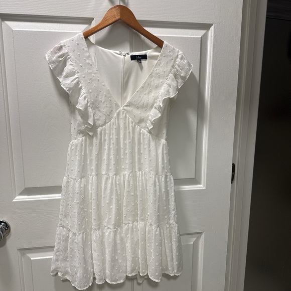 Lulus Dresses & Skirts - Lulu's Elegant White Textured Dress